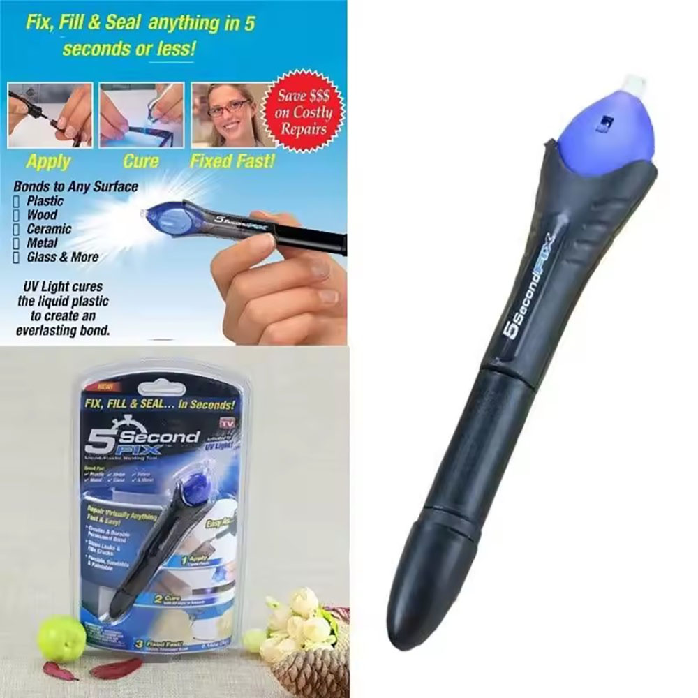Woodworking Uv Light - 多機能はんだ液接着剤ペンシル、UVライト修復ツール、クイックリペア、充填とシール、1個