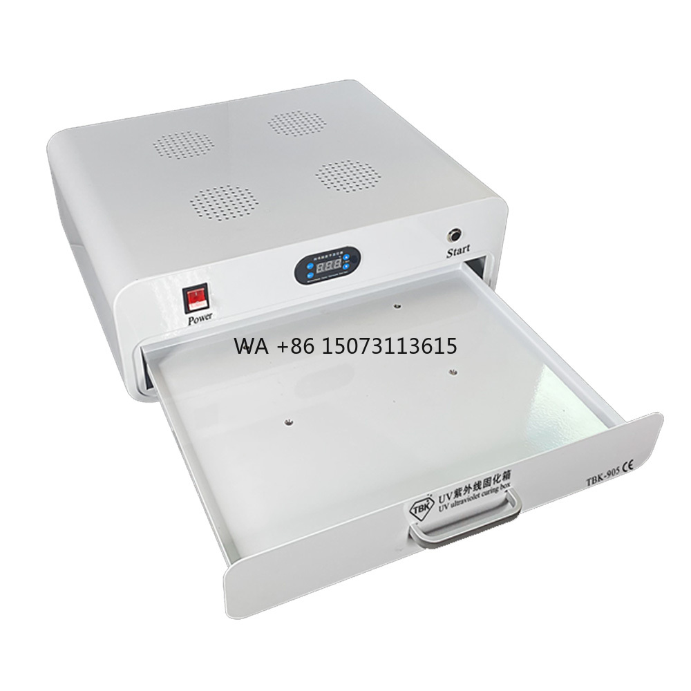 Woodworking Uv Light - TBK 905 紫外線硬化UVランプボックス 80個LEDライト 曲面スクリーンガラスOCA硬化用 110V