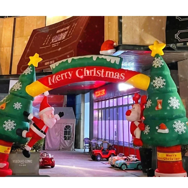 Woodworking Terms - ホットセールインフレータブル発光クリスマスソーラータームモデルクライミングウォールサンタクロース雪だるま漫画カスタムモール美容装飾 G