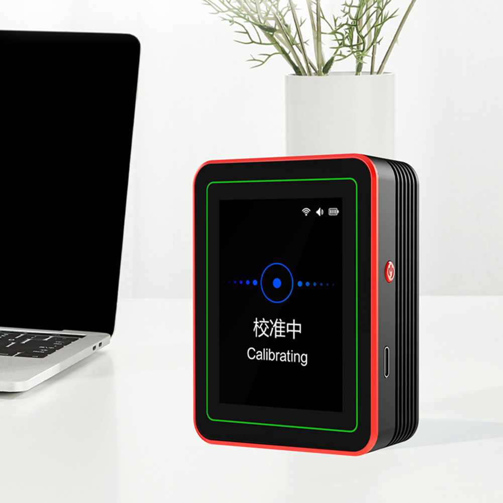 Woodworking Apps - WiFi 15-in-1 室内空気質モニター TFT ディスプレイ家庭用 CO