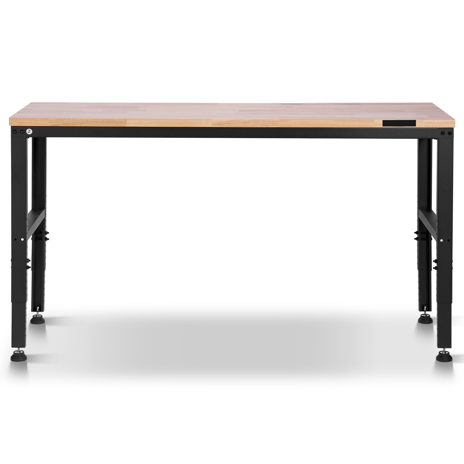 Woodworking Workbench - 高さ調節可能なワークベンチ 61インチ×20インチ 電源コンセント付き作業台