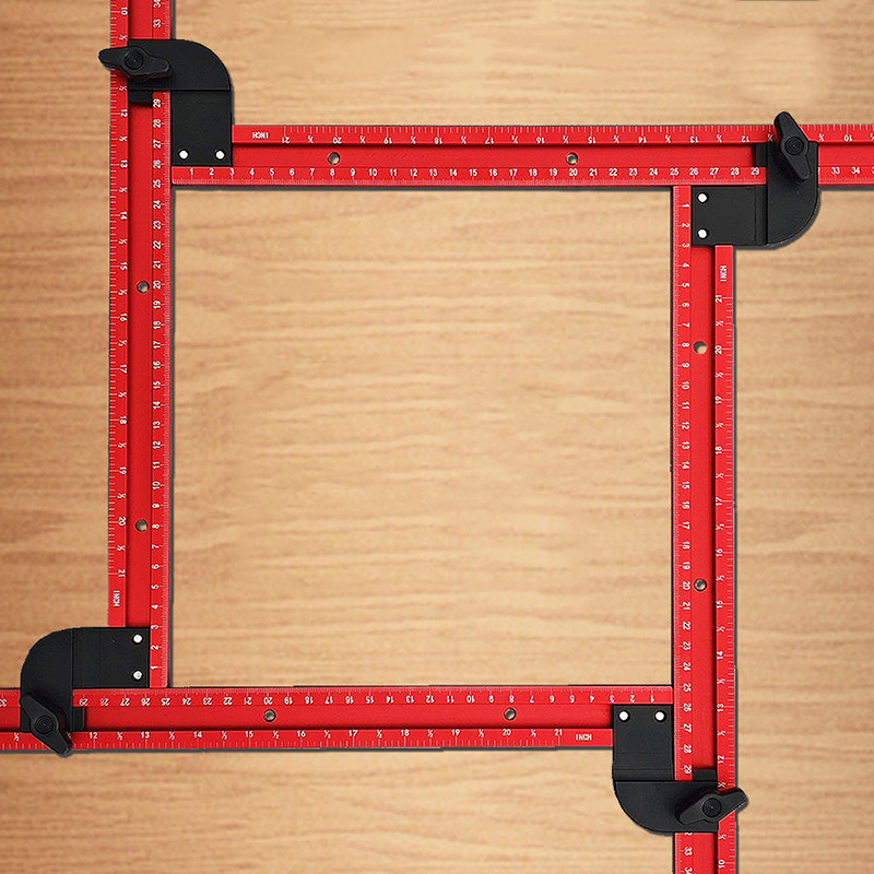 Woodworking Project Plans - 調整可能な正方形のルーターのガイド,可変速度のルーター,トリミング機,彫刻ガイド,レールツール,59cm