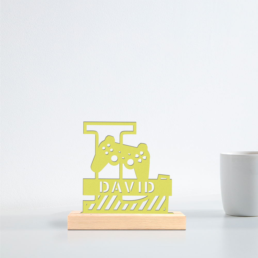 1個入りメタルデスクトップオーナメント＆デコレーション、カス - Woodworking Laser のレビューと価格