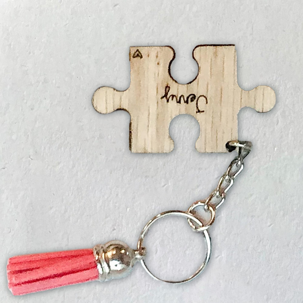 カスタムキーホルダー - パーソナライズされたPMMAパズル - Woodworking Laser のレビューと価格