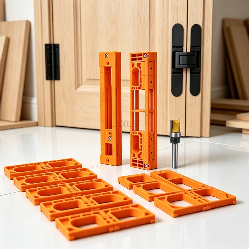 調整可能な3D隠しクロスヒンジジグ、隠しヒンジ穴あけテンプレ - Woodworking Project Plans のレビューと価格