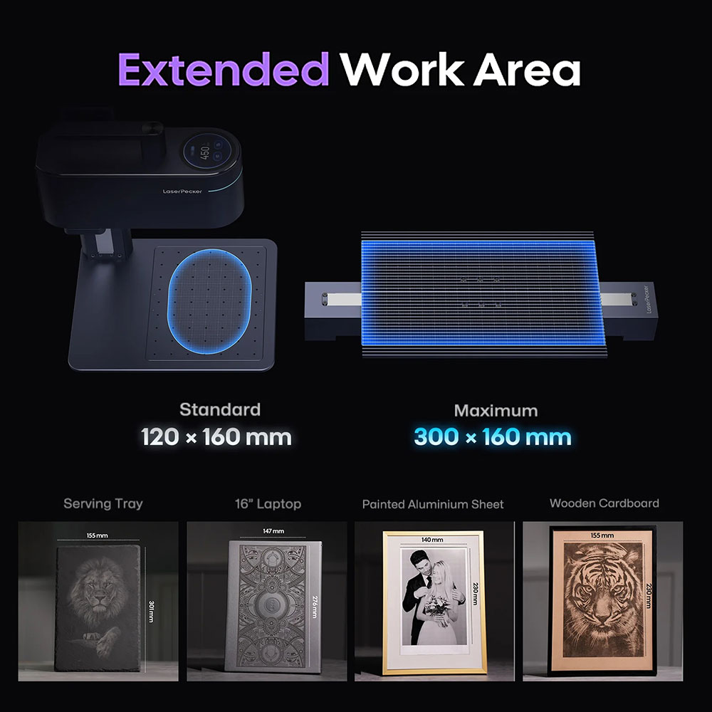 LASERPECKER 4 LP4 レーザー彫刻機すべての材 - Woodworking Laser のレビューと価格
