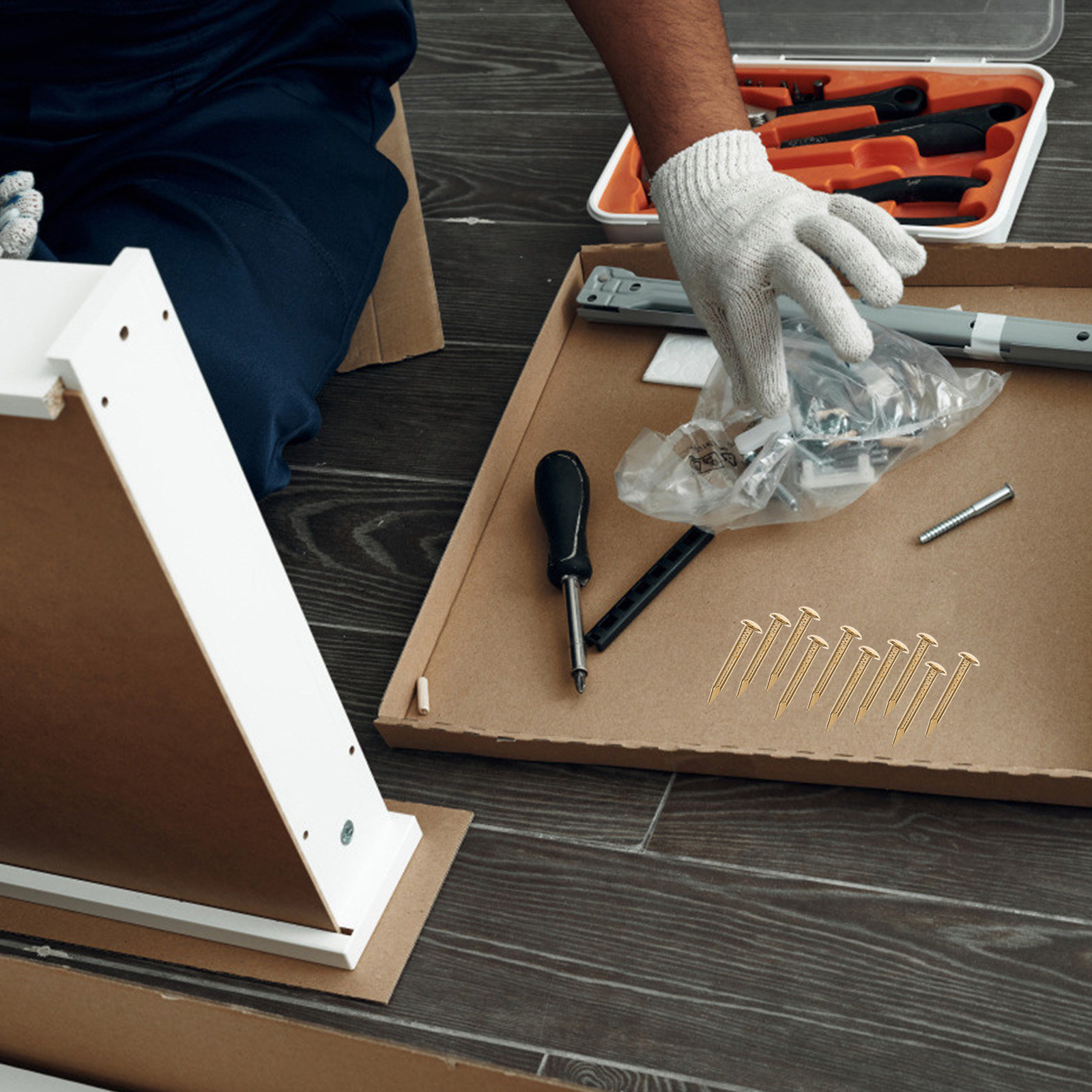 1パック頑丈な純銅釘、打ちやすい、曲がりなし、錆びない、写真 - Woodworking Easy Projects のレビューと価格