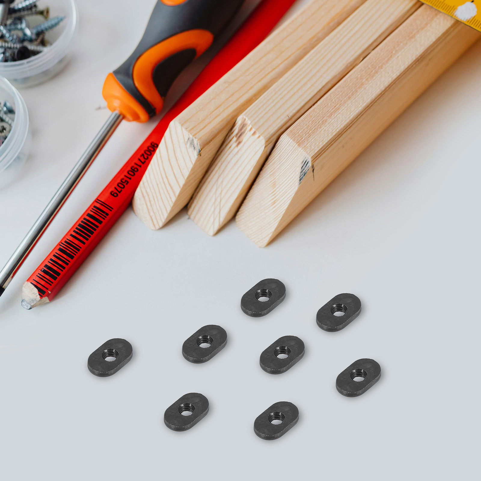 25個入りスライド式Tナット 金属製スライドインTスロットナ - Woodworking Easy Projects のレビューと価格