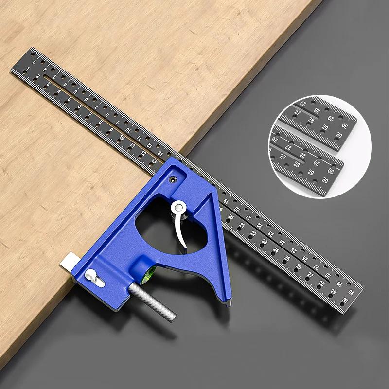 30 センチメートル精密マーキング直角定規 45/90 度穴 - Woodworking Project Plans のレビューと価格