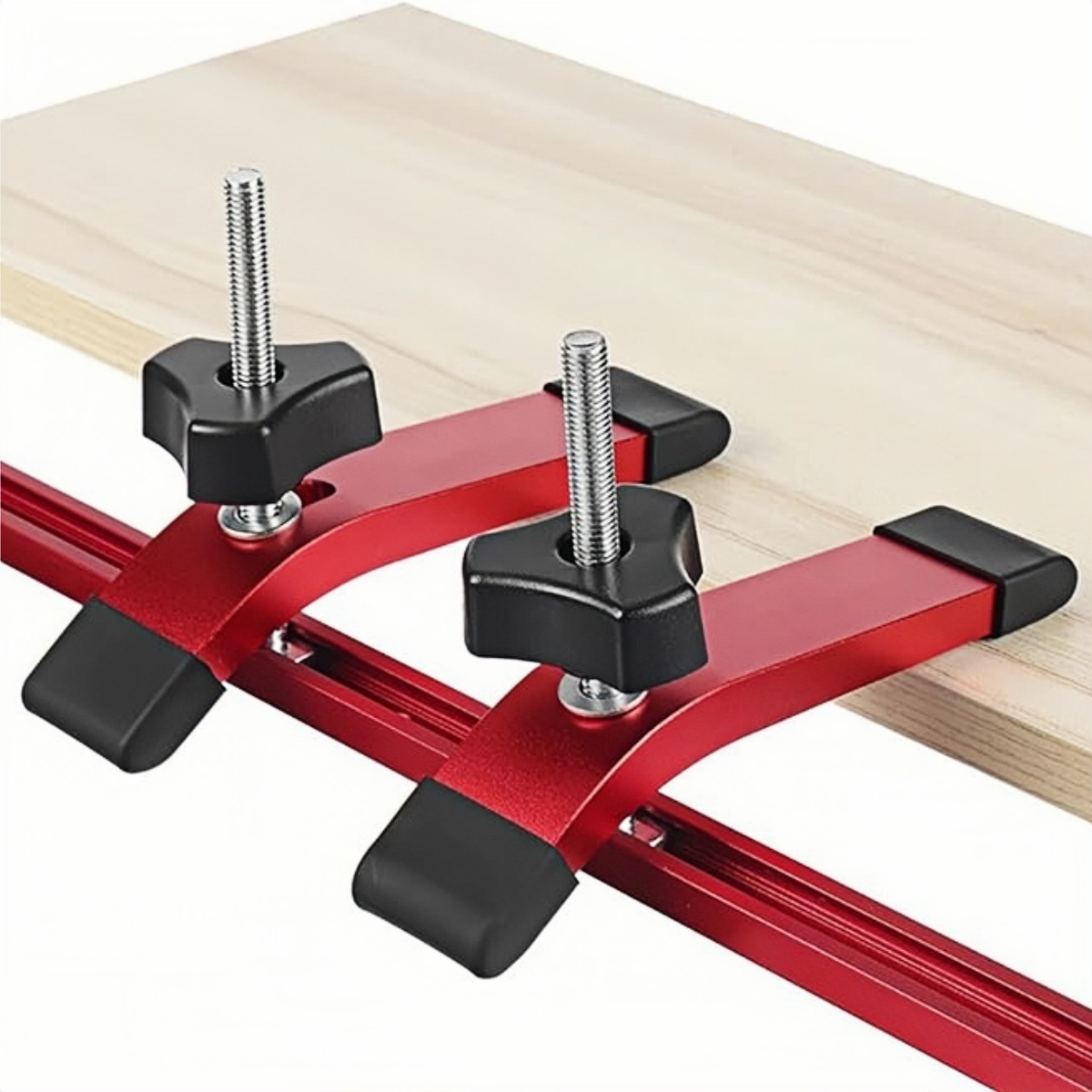 1/2 個の速効性ホールドダウンクランプアルミプレスプレート - Woodworking Workbench のレビューと価格