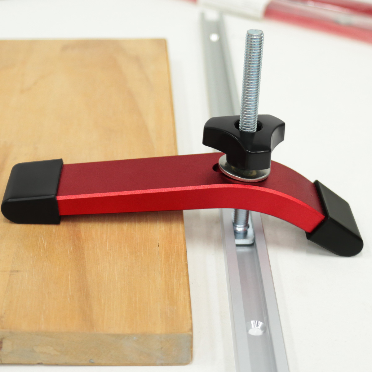 1/2 個の速効性ホールドダウンクランプアルミプレスプレート - Woodworking Workbench のレビューと価格