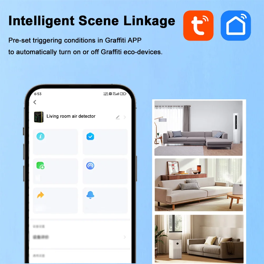 Tuya WiFi 15-in-1 室内空気質モニター TF - Woodworking Apps のレビューと価格