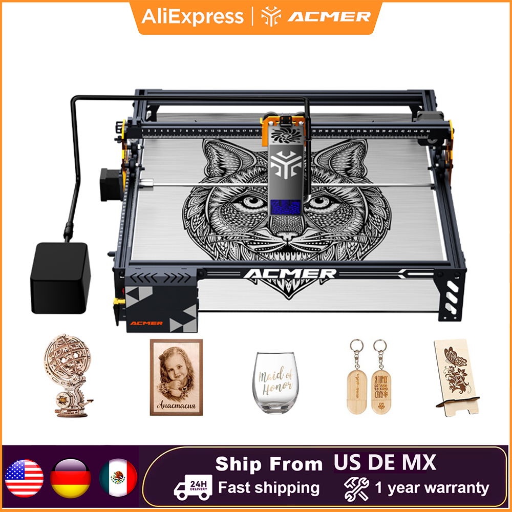 ACMER P1 S PRO 20W 10W 6Wレーザー彫 - Woodworking Apps のレビューと価格