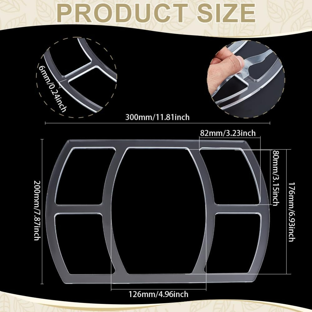 5ポケットバレットトレイルーターテンプレート長方形アクリル木 - Woodworking Project Plans のレビューと価格
