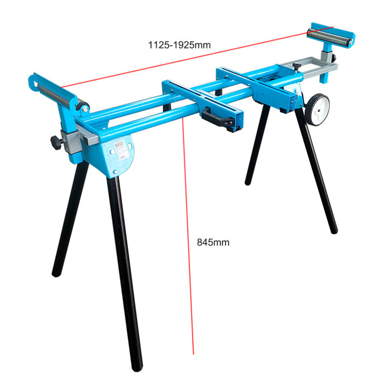 ポータブルアルミ合金マイターソー台木工用モバイルサポートフレ - Woodworking Workbench のレビューと価格