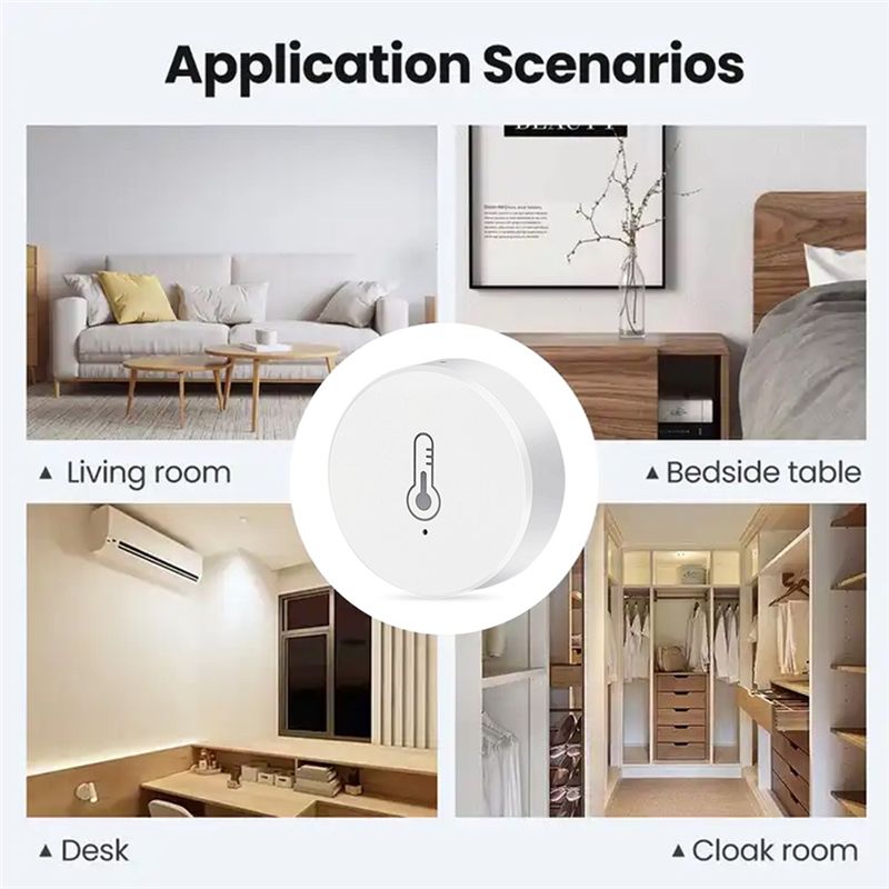 AEE6-Zigbee 温度と湿度センサー ミニ温度湿度セン - Woodworking Apps のレビューと価格