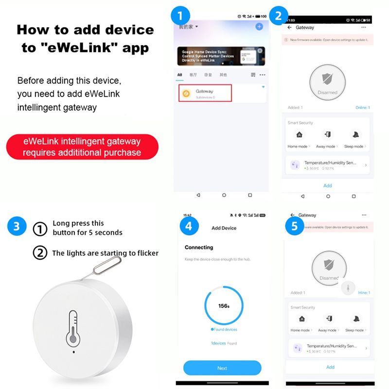 AEE6-Zigbee 温度と湿度センサー ミニ温度湿度セン - Woodworking Apps のレビューと価格