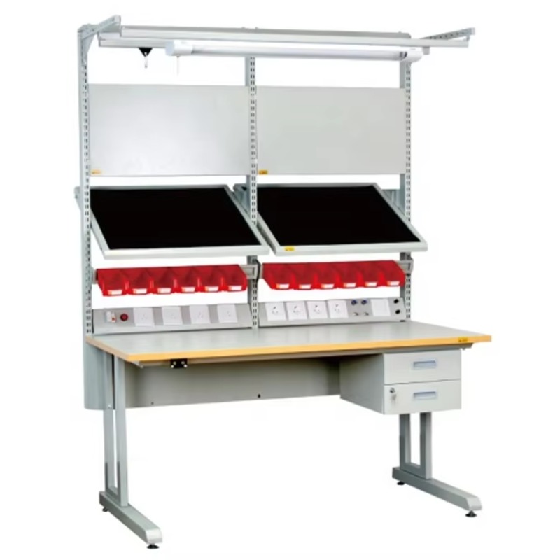 調整可能な帯電防止作業台（工場、木工、機械・電子工場向け） - Woodworking Workbench のレビューと価格