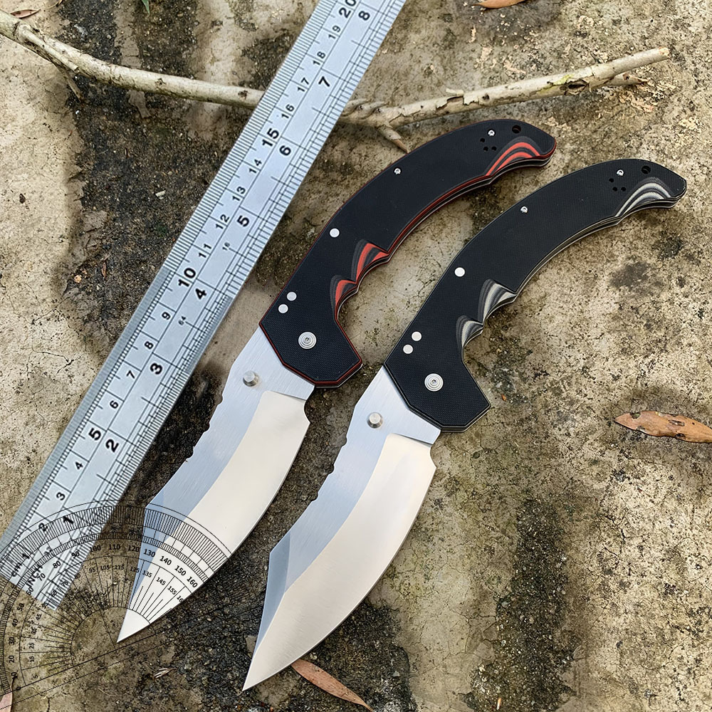 メイヘム折りたたみナイフ、ハンティングナイフ、AUS10Aブ - Woodworking Gifts For Men のレビューと価格